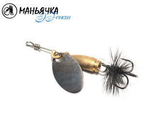 Блесна Маньячка ЭГ-оист №1 1,1г черная